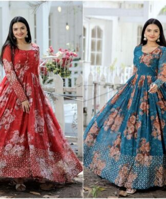 KA-1041 PREMIUM DESIGNER READYMADE GOWN COLLECTIONS