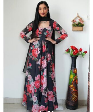 New Design Gown With Dupatt Pent Set New