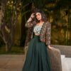 Indo-Western Designer Lehenga Jacket PC-092