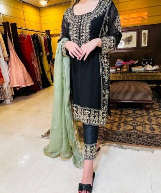 PRESENTING NEW STITCHED COLLECTION TOP WITH PENT DUPATTA SET