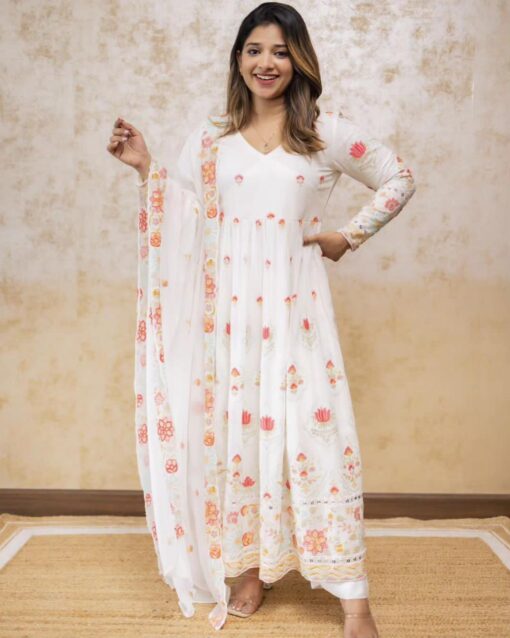 Exclusive Sequance Work Georgette Suit