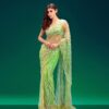 Fancy Sequance Embroidered Butterfly Net Bollywood Saree BT-345