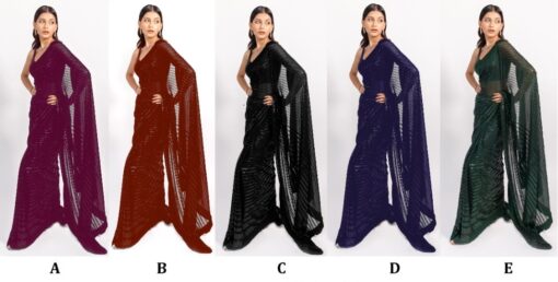 Fancy Sequance Work Georgette Bollywood Saree BT-246