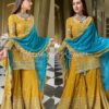 Heavy Sequance Work Georgette Suit With Sharara