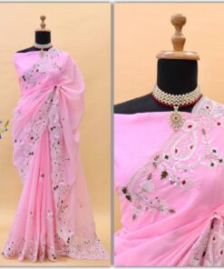 Party wear Sequins Work Bollywood Saree BT-1191
