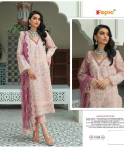 Pearl Work Georgette Embroidered Pakistani Suits