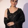 Sequance Work Rangoli Silk Black Bollywood Saree BT-3061