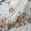 Thread Work Heavy Viscose Organza Saree