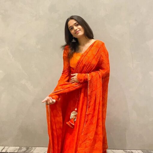 Alia Cut Georgette Suit