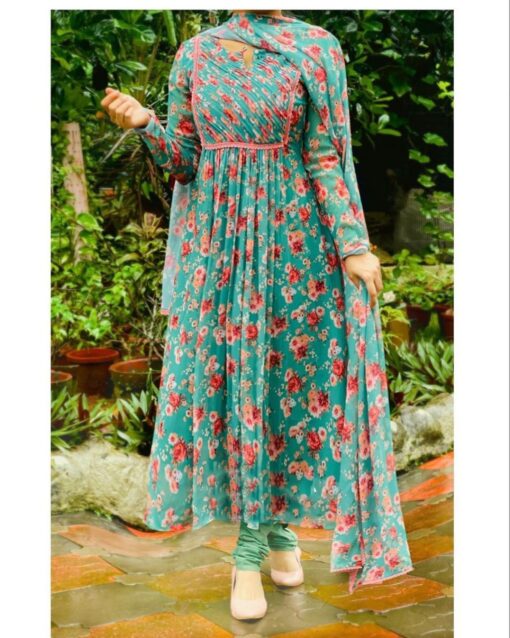Digital Print Faux Georgette Suit