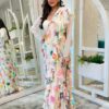 Digital Print With Fancy Ruffle Georgette Saree