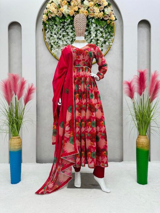 Faux Georgette Digital Prined Suits