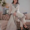 Faux Georgette Thread Embroidered Suit
