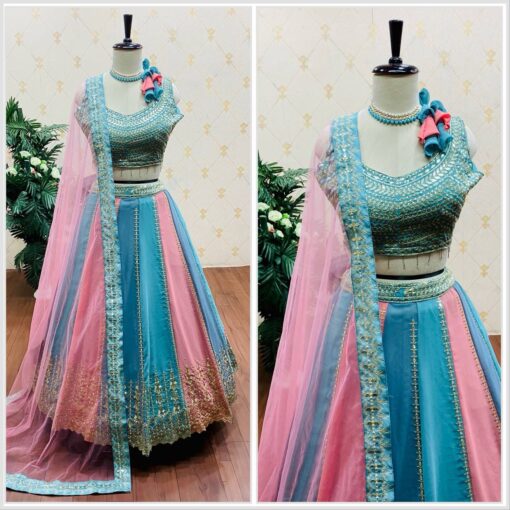 Heavy Sequance Work Georgette Lehenga Choli