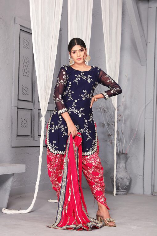 Heavy Work Georgette Sharar Plazo Suit