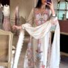 Mirror Work Faux Georgette Suit