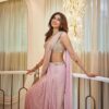 Sequance & Mirror Work Georgette Bollywood Saree