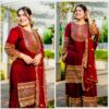 Sequance Work Georgette Sharara Suit