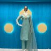 Sequance Work Organza Suits