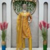 Thread & Sequance Tabby Organza Suit