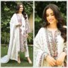 Dhaga Embroidered Georgette Plazzo Suit