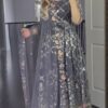 Georgette Embroidered Anarkali Suit