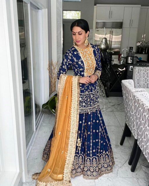 Heavy Sequence Work Sharar Plazo Suit