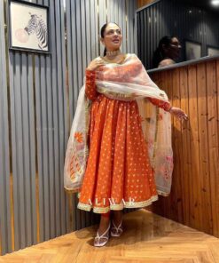 Embroidered Designer Georgette Anarkali Gown