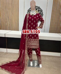 Heavy Georgette Sequence Work Suit