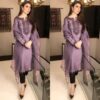 Real Mirror Work With Embroidery Jam Cotton Suit