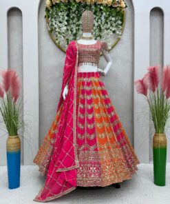 Heavy Georgette Sequence Work Lehenga Choli Boutique Collection