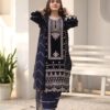 Velvet Cording Sequence Embroidered Suit