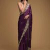 Chinon Silk Thread & Sequence Work Bollywood Saree