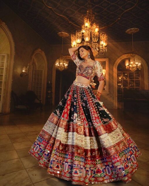 Muslin Cotton Printed Lehenga Choli Navratri Special