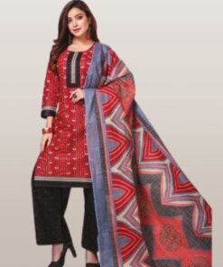 Cotton Printed Unstitched Dress Material Simran SE