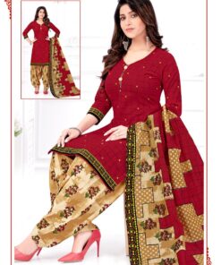 Pure Cotton Printed Salwar Suit Dress Material Pankhi 1