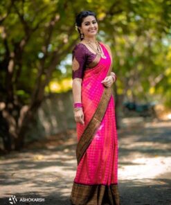 Soft Lichi Silk Sarees MF-1630